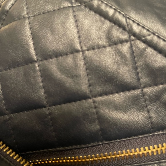 jones new york womens jacket faux leather navy size 1X - Picture 7 of 10